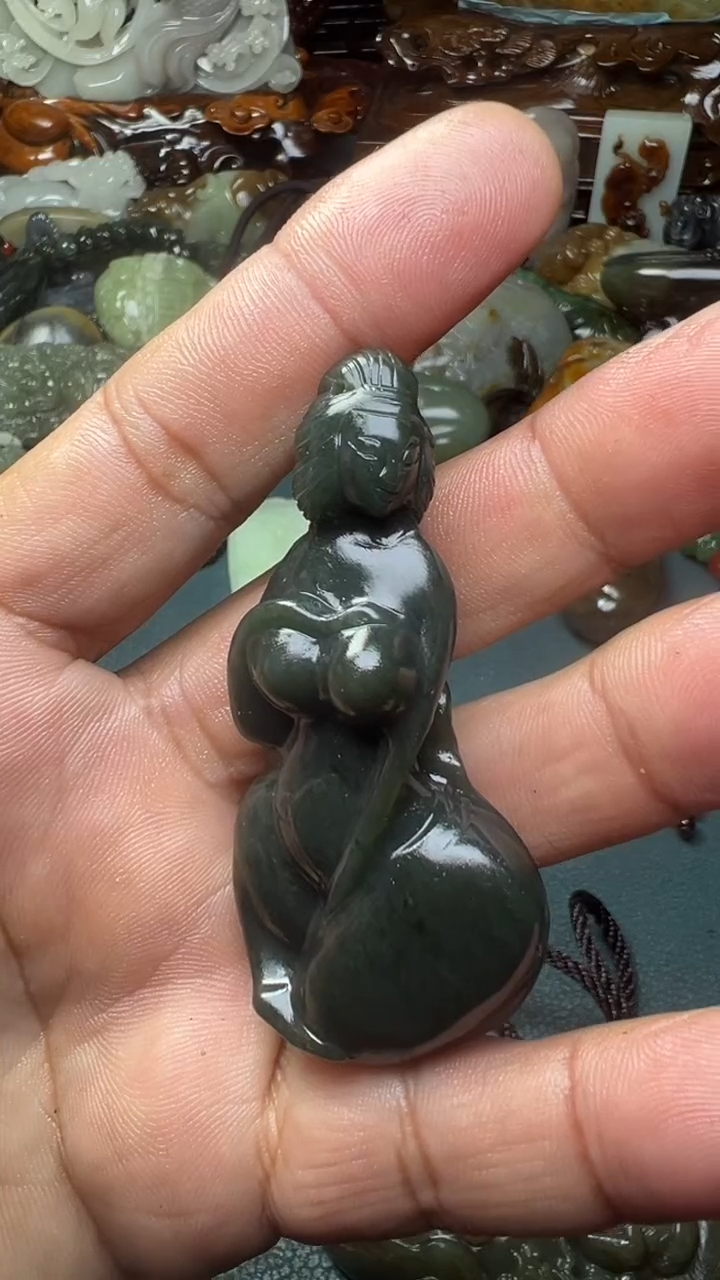 未镶嵌和田玉把件用****4-