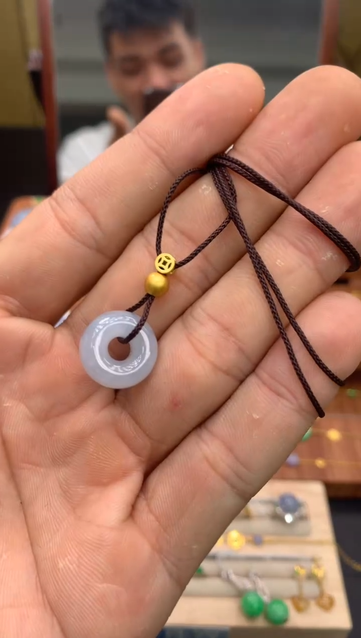 颈饰未镶嵌翡翠甜甜圈