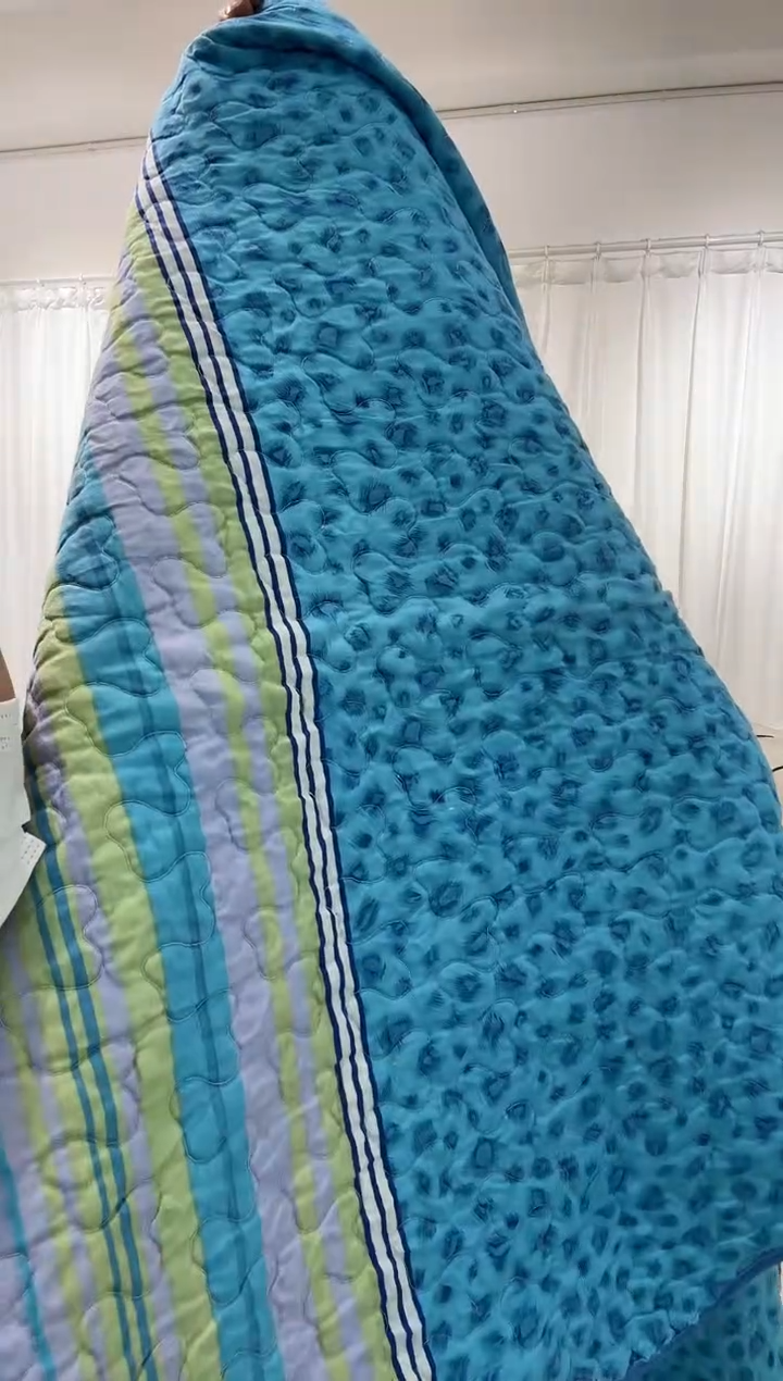 棉160*200纯棉床盖10号微瑕