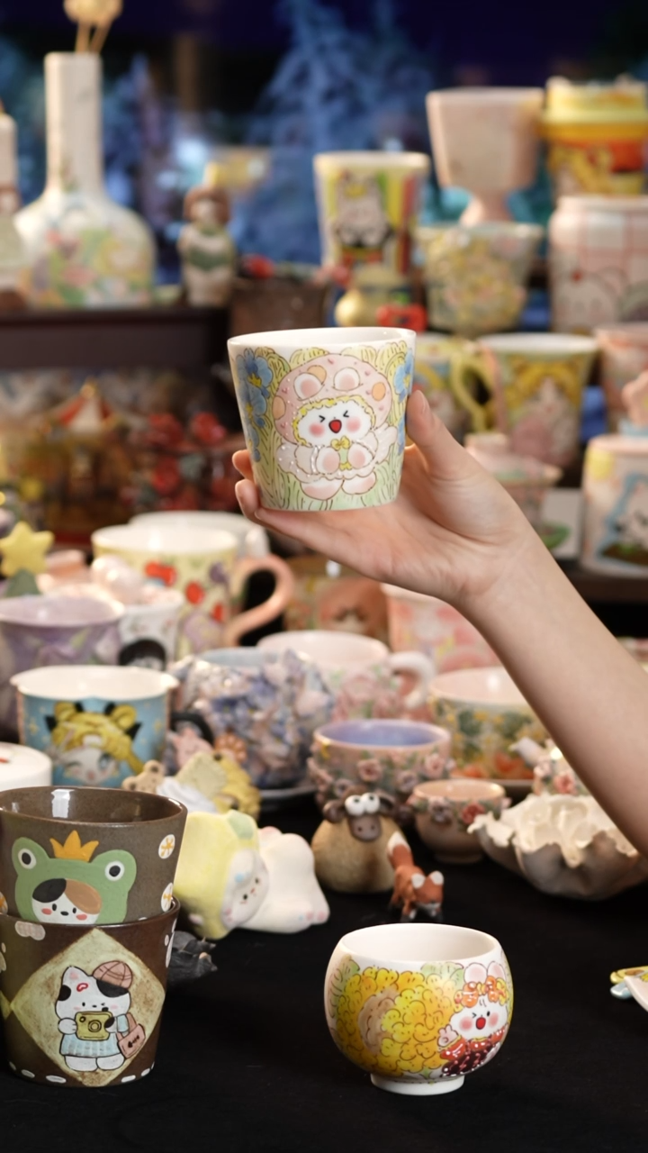 其他陶景德镇釉下彩手绘设计师款陶瓷