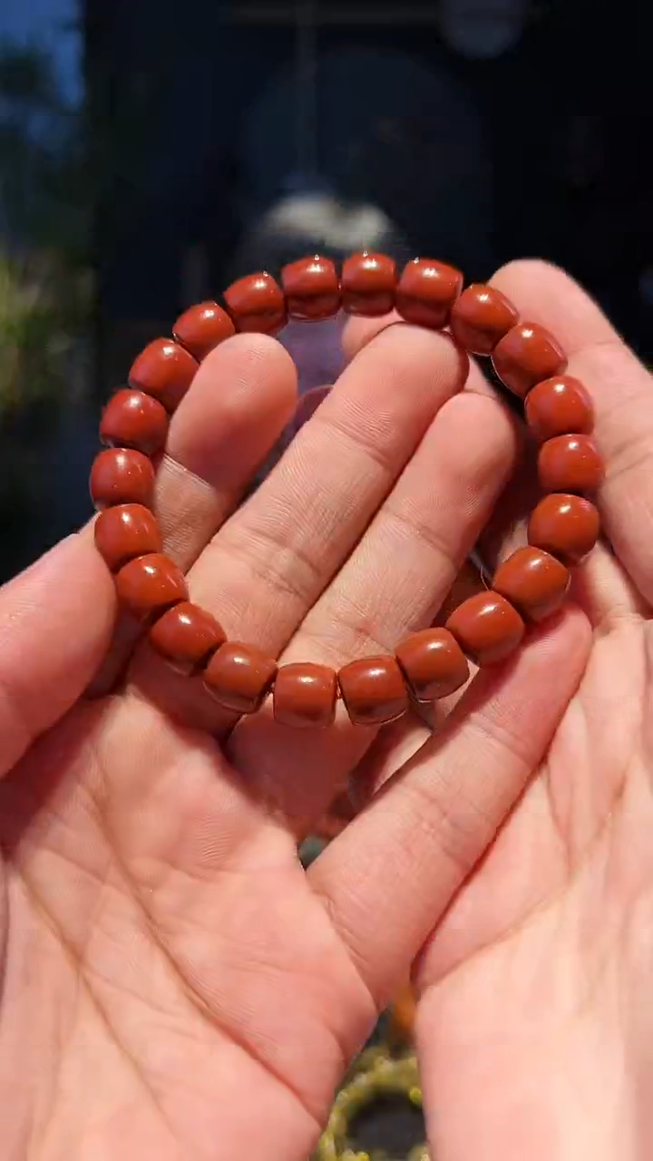 【闪购商品】南红玛瑙手串未镶嵌10+直切朱红