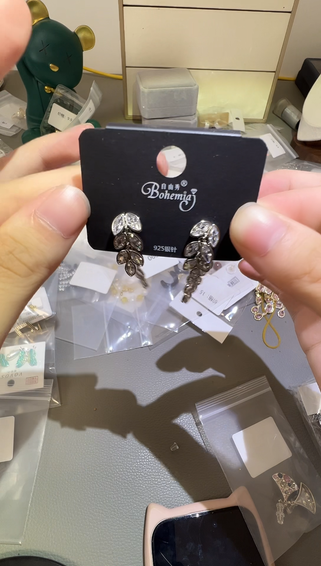 铜合金925银仿珍珠115