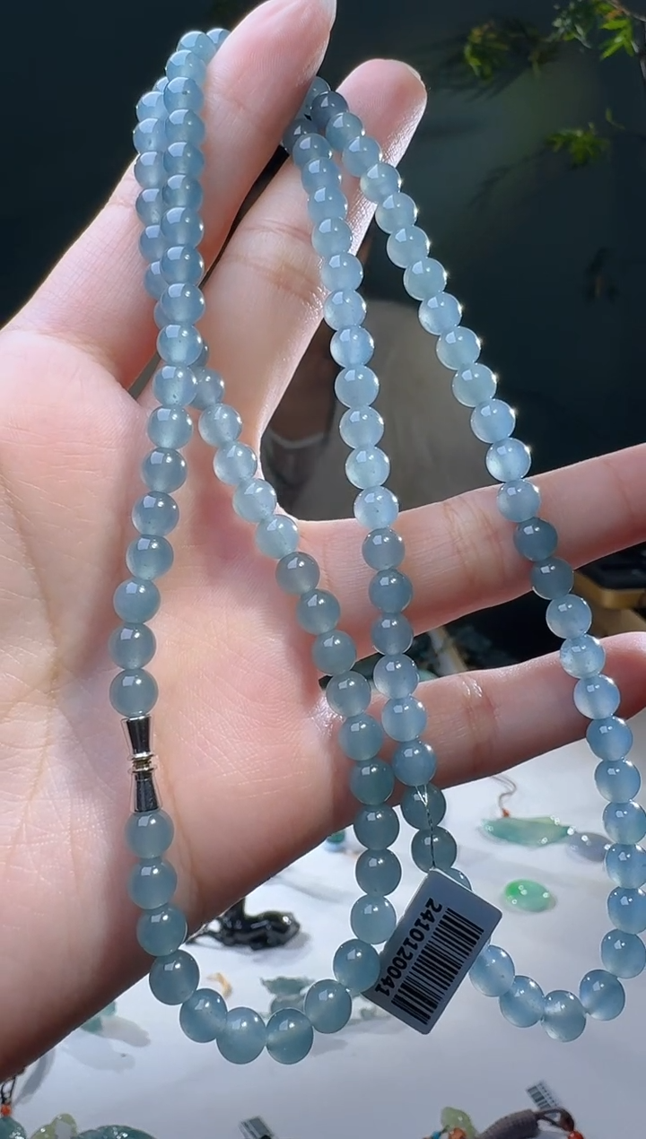 【闪购商品】翡翠颈饰银S925镶嵌               