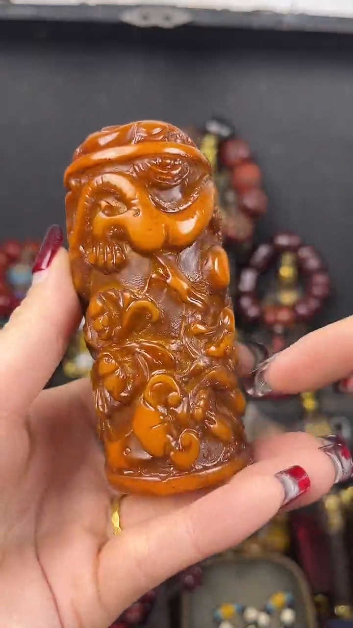 【闪购商品】和田玉挂件未镶嵌龙柱