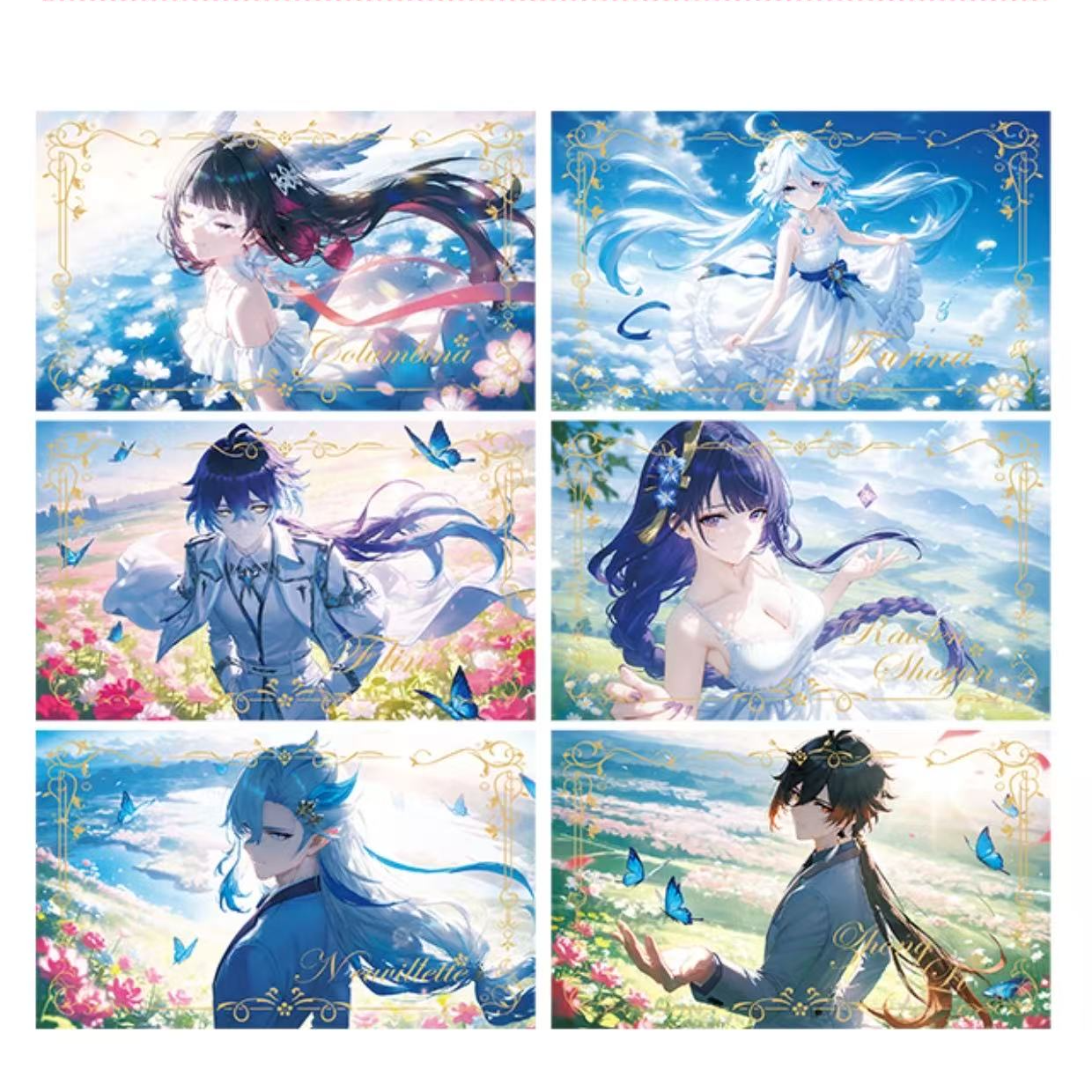 【落落】【平拆】秋风文创第四弹源神收藏色纸盲盒默认代拆