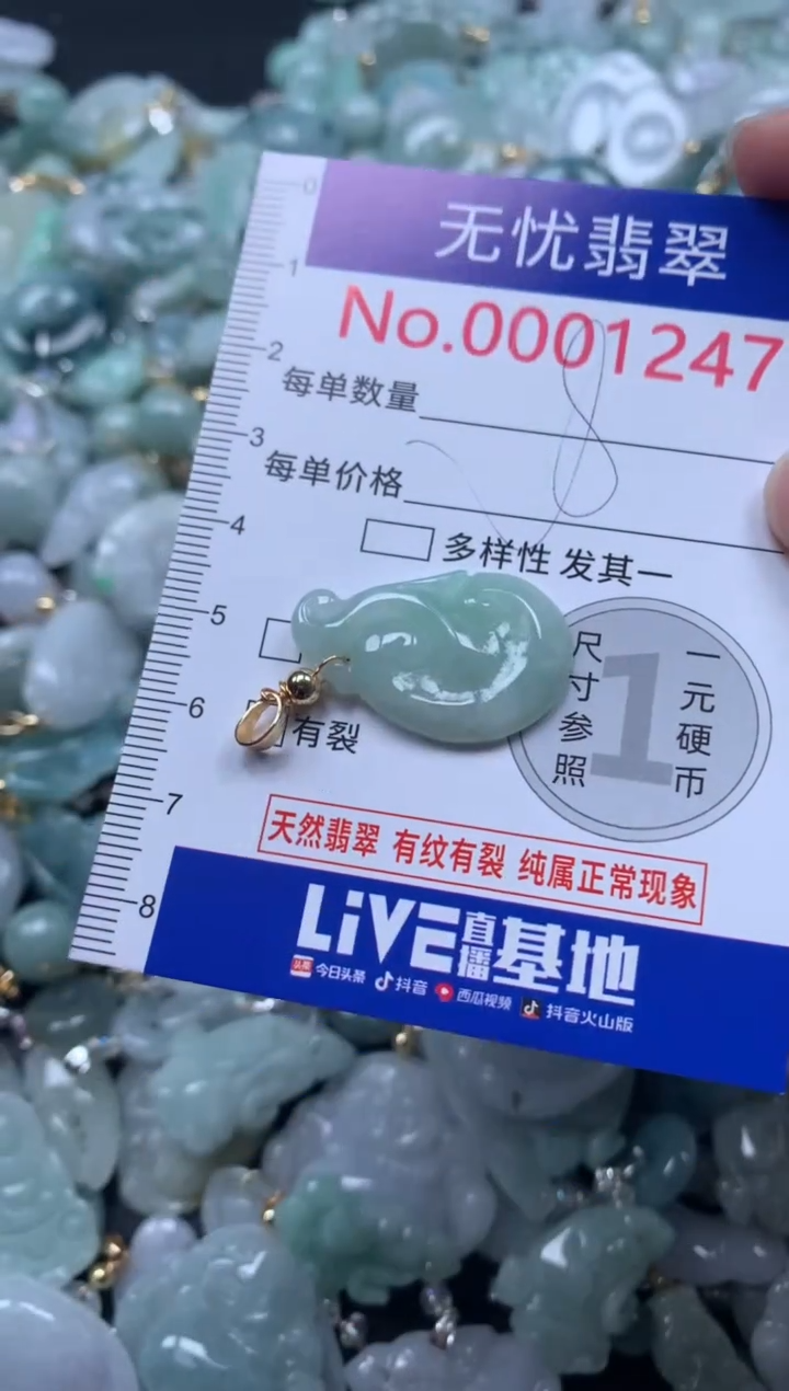 颈饰未镶嵌翡翠1247