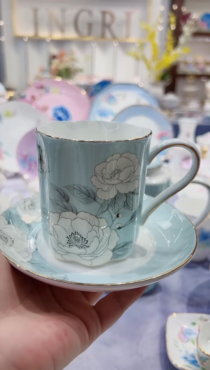 【闪购商品】36%以上骨粉骨瓷杯碟