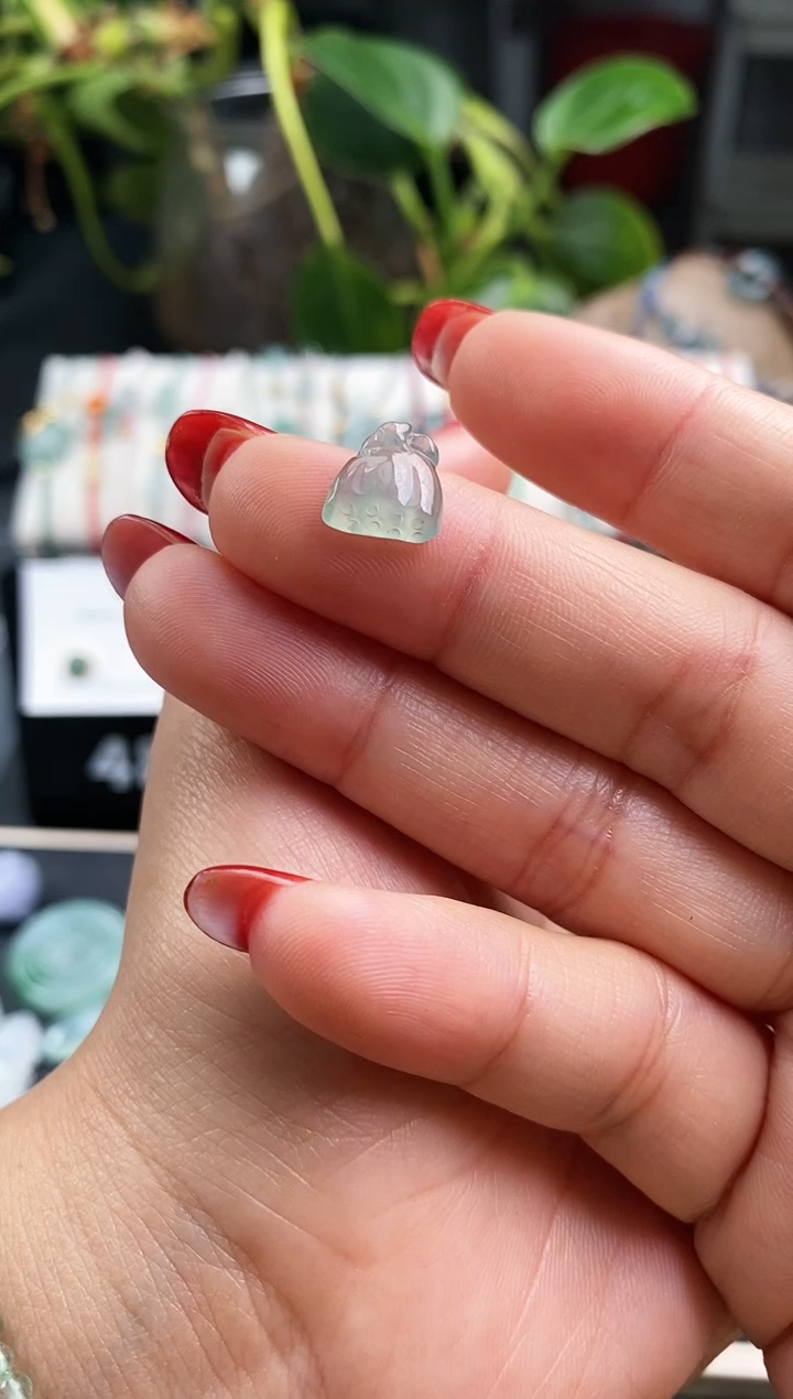 【闪购商品】翡翠戒指未镶嵌莲蓬