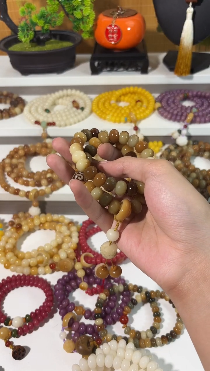 手串菩提根/象牙果卡9*12敦煌双圈吊坠换香炉