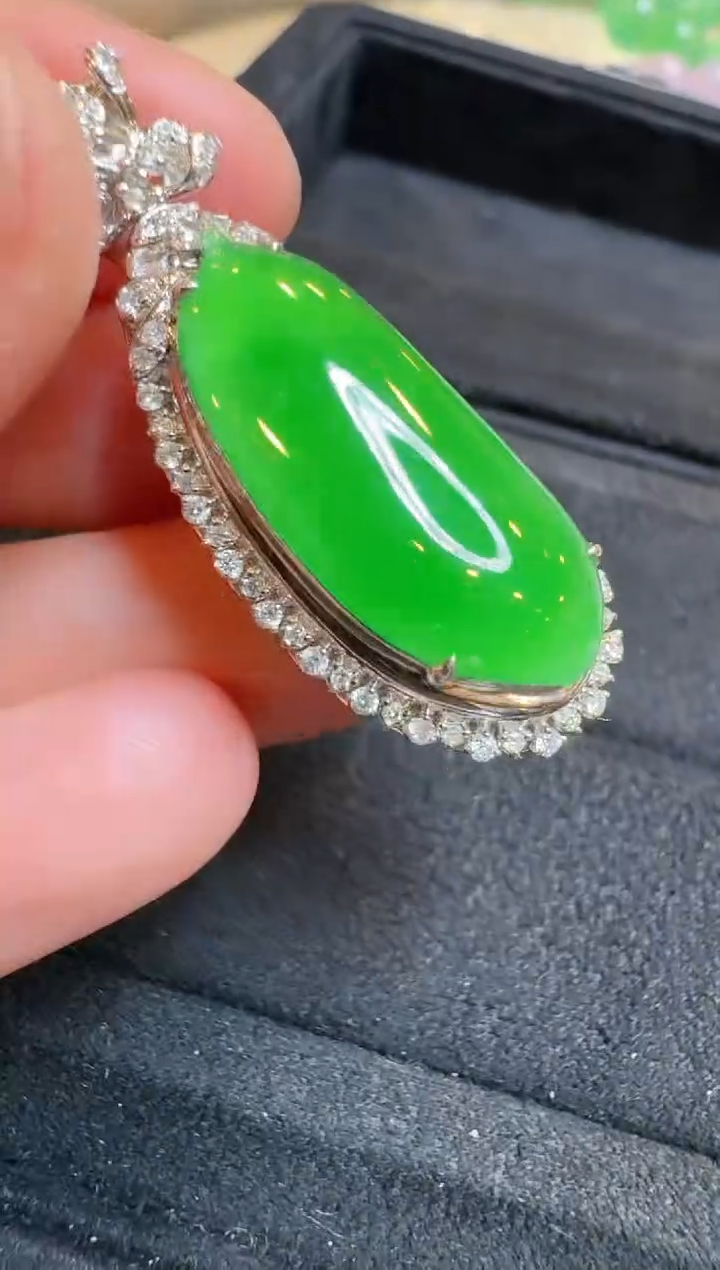 【闪购商品】翡翠吊坠(不含链)18K金镶嵌多样性团购发一件