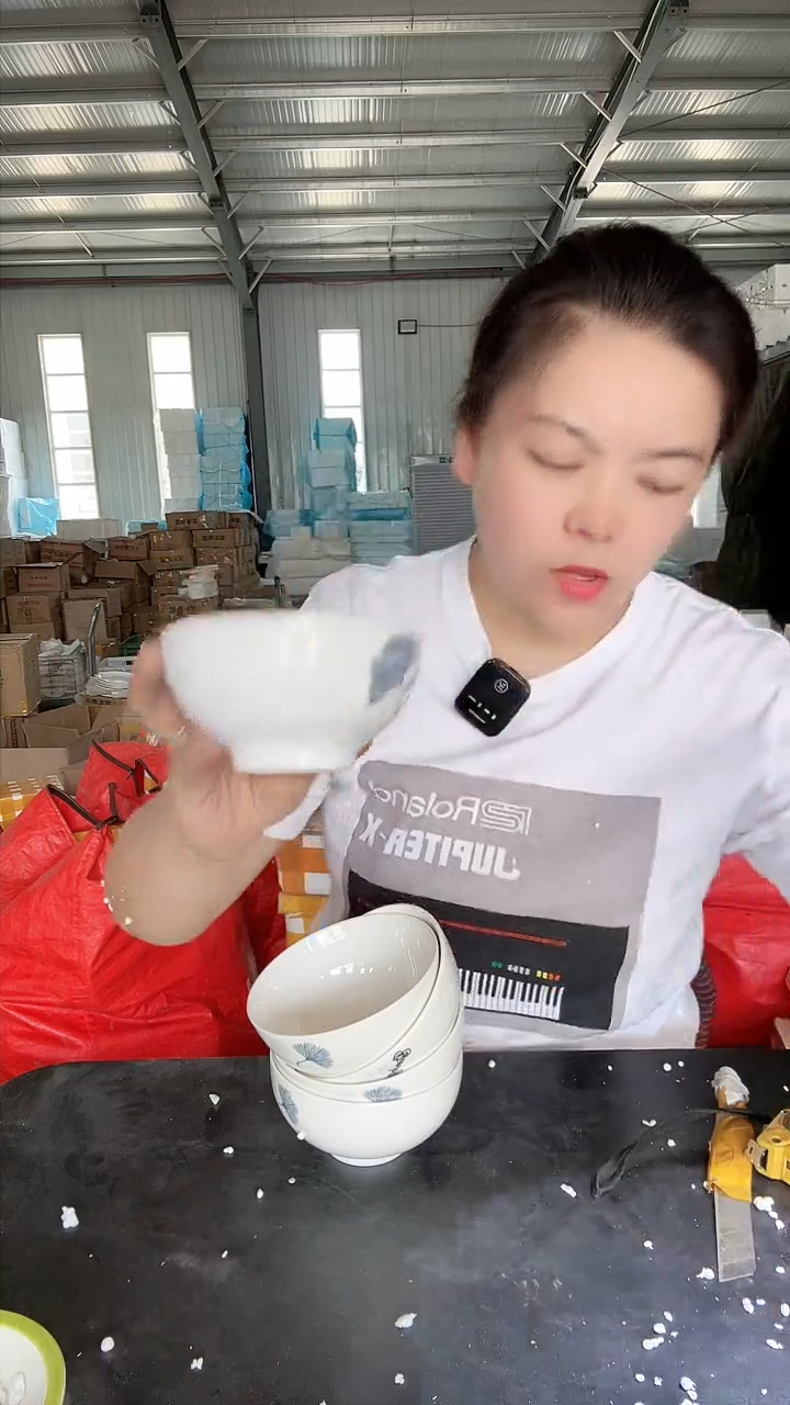 陶瓷餐具清退件 叶子碗5支