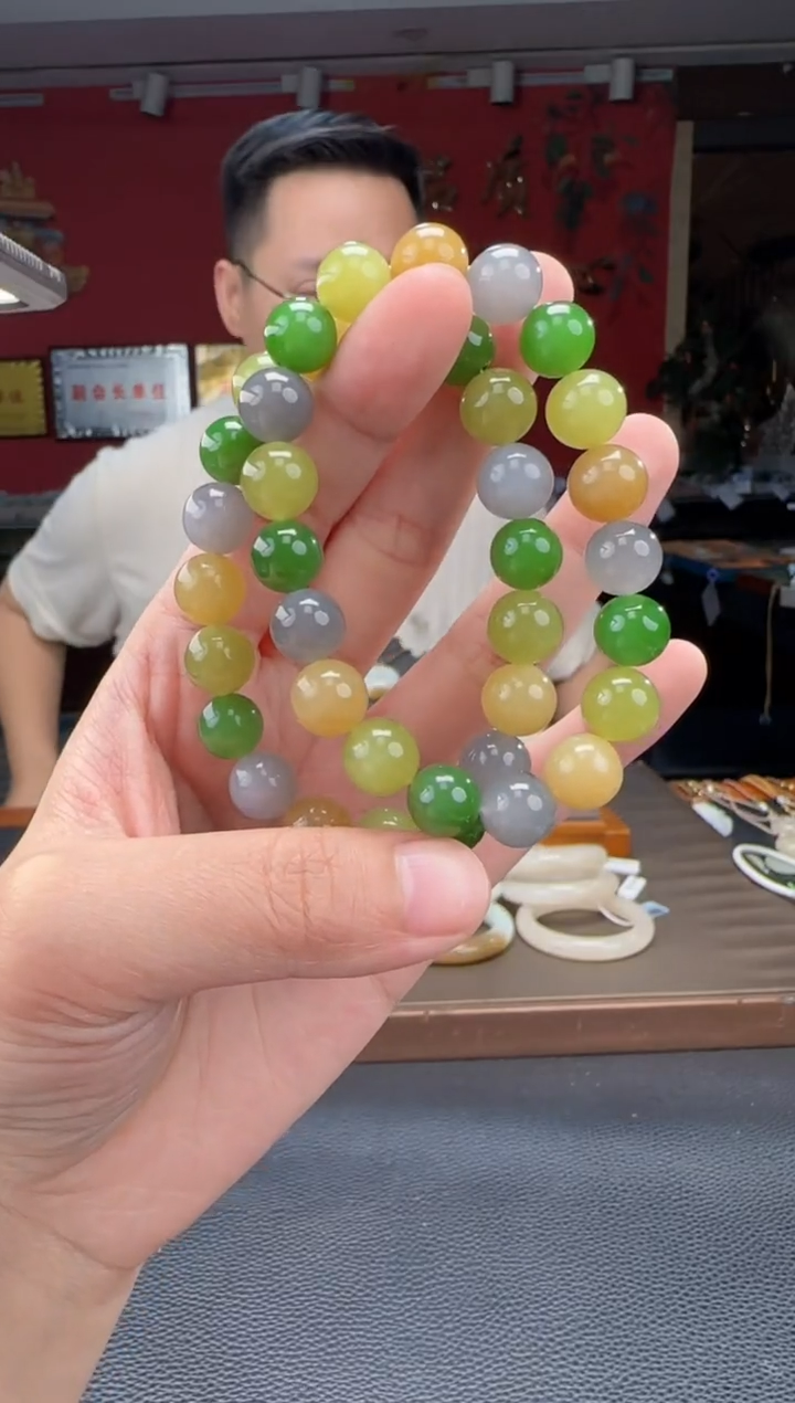 手串未镶嵌和田玉多宝单圈手串 多样性发货拍一发一