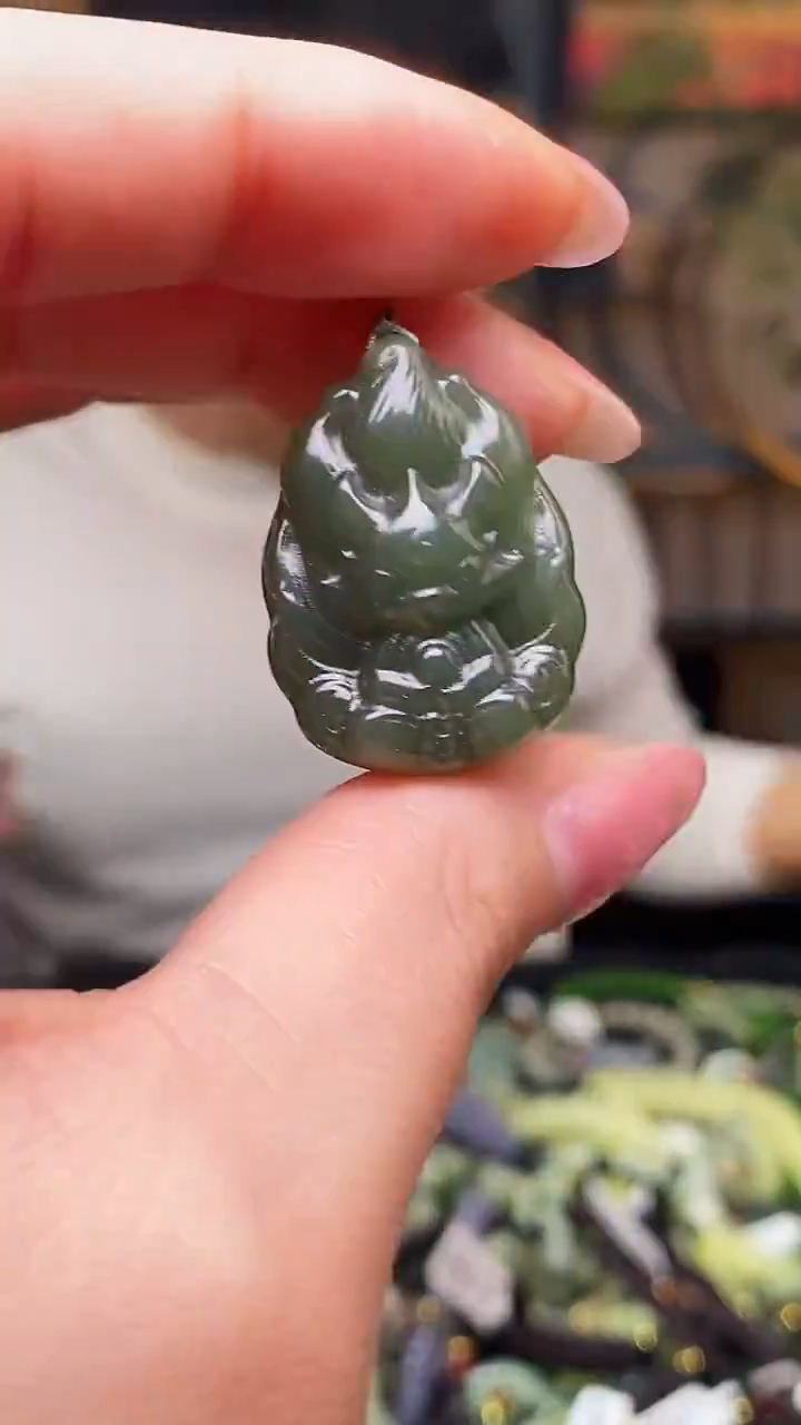 颈饰未镶嵌和田玉多样性发货，拍一发一