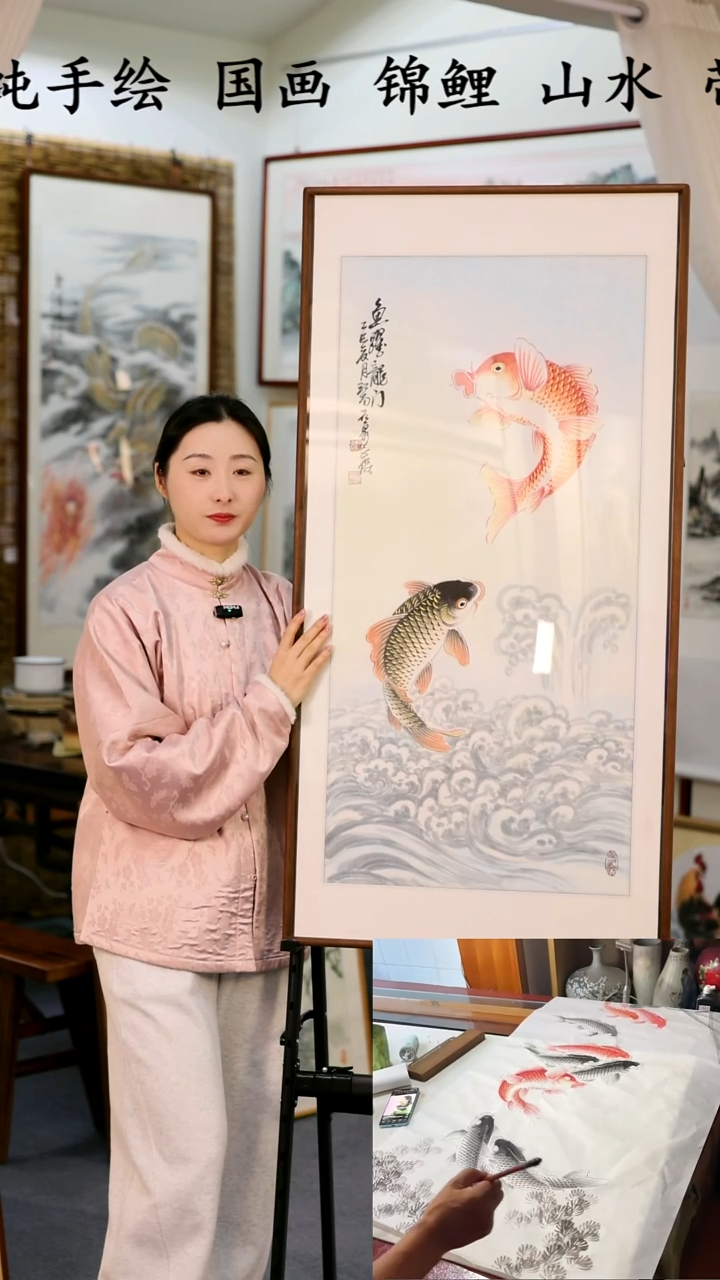 国画鹤*江南墨香书画作品