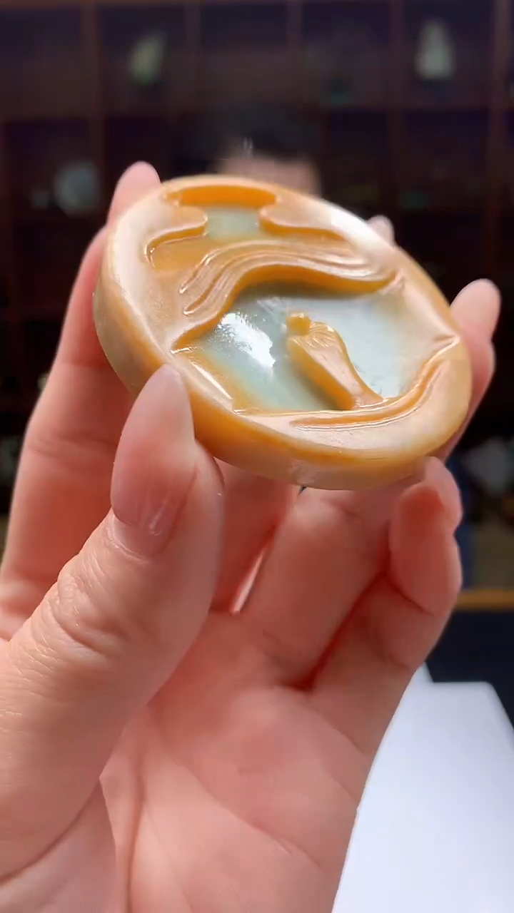 【闪购商品】定制翡翠未镶嵌8046jj-毛货挂件12