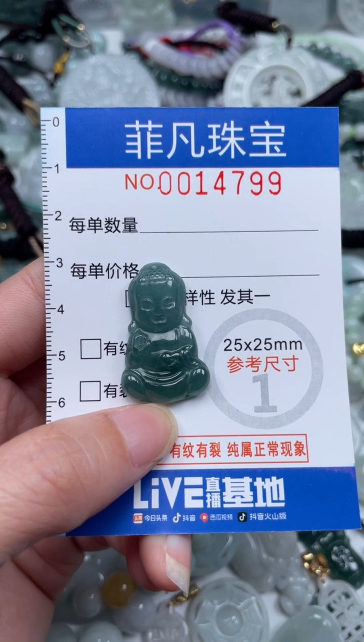 颈饰未镶嵌翡翠14799