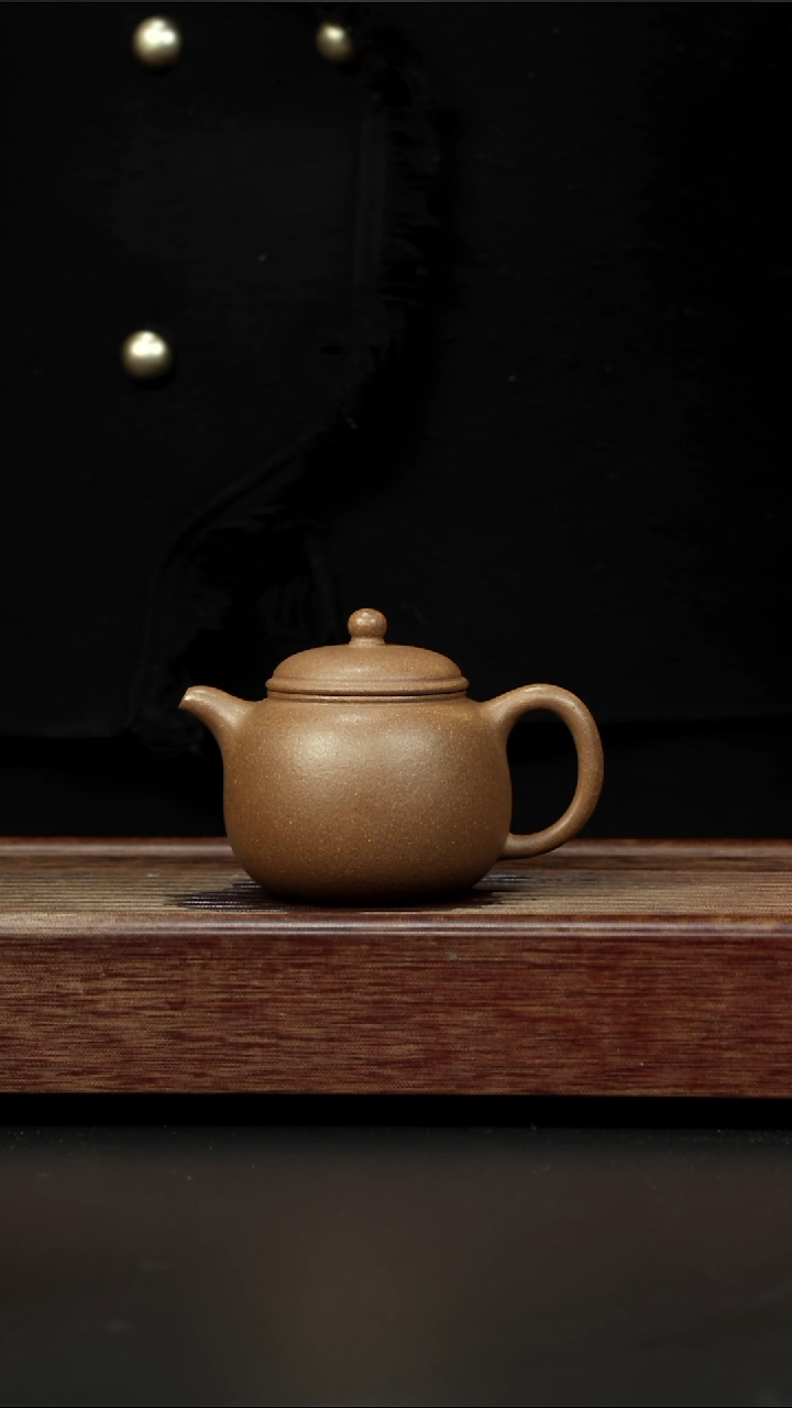 茶壶紫砂芝麻绿 大匏樽 220左右