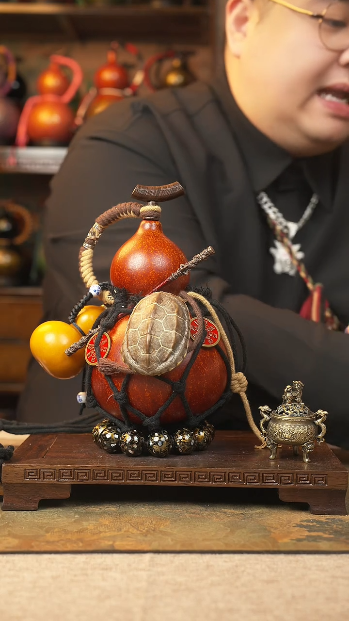 【闪购商品】167大漆葫芦一物一拍记葫堂出品