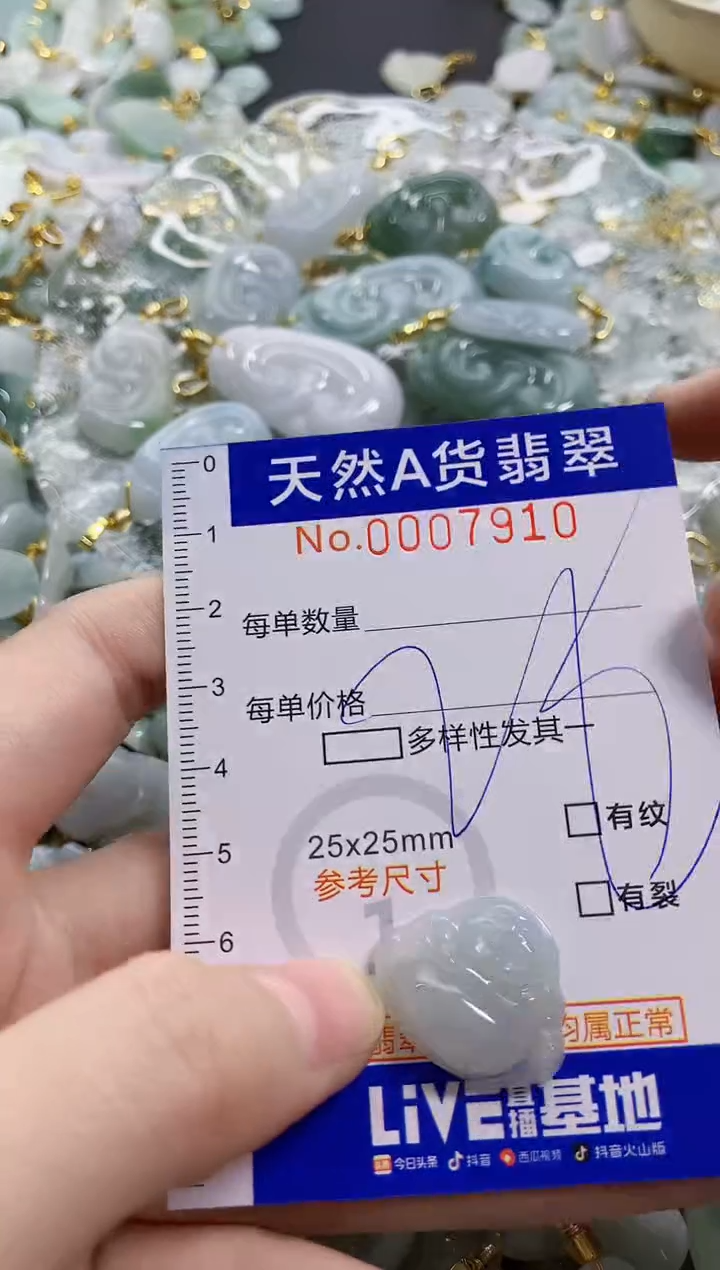 颈饰未镶嵌翡翠天然A货翡翠