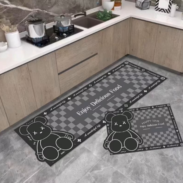 K31【40*160】硅藻泥厨房吸水吸油防滑卫生间浴室吸水垫