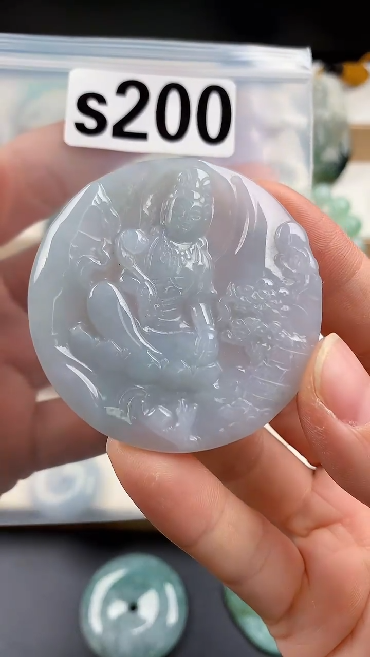 颈饰未镶嵌翡翠天然翡翠吊坠挂件