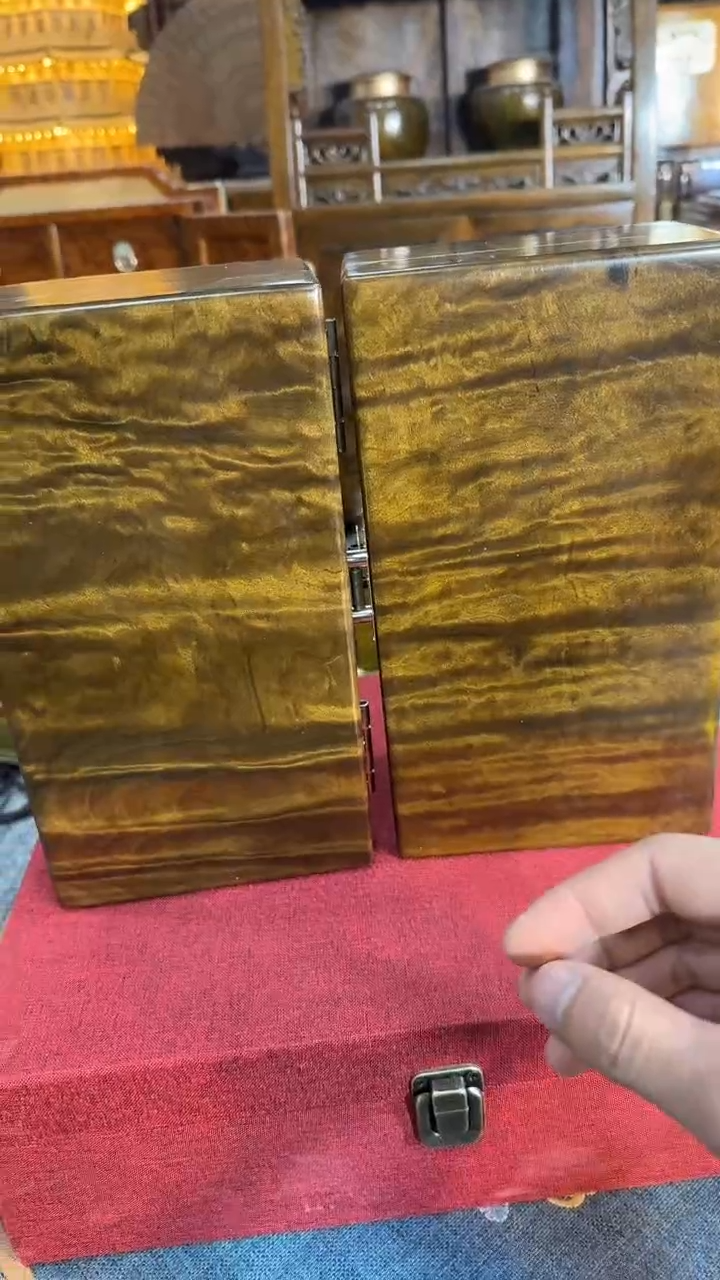 【闪购商品】乌木类成套家具阴沉首饰盒  一对  s11