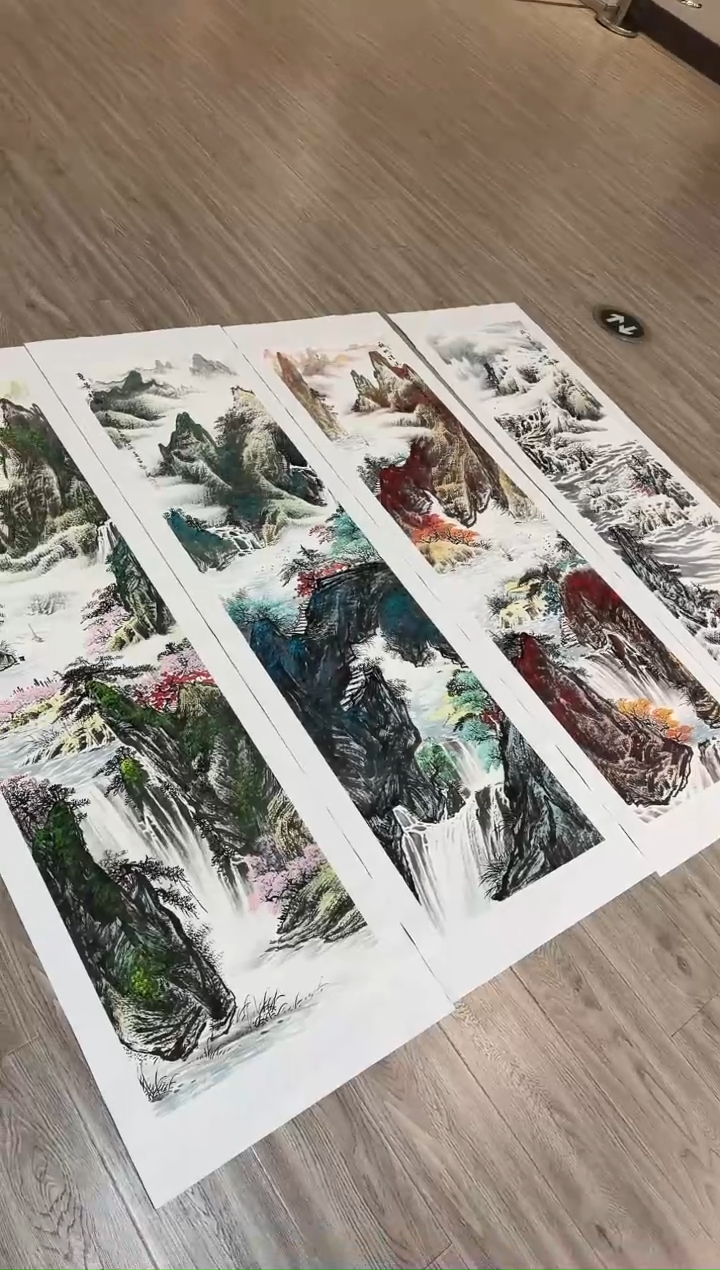 国画85赵隆轩美术馆李庆兴老师作品