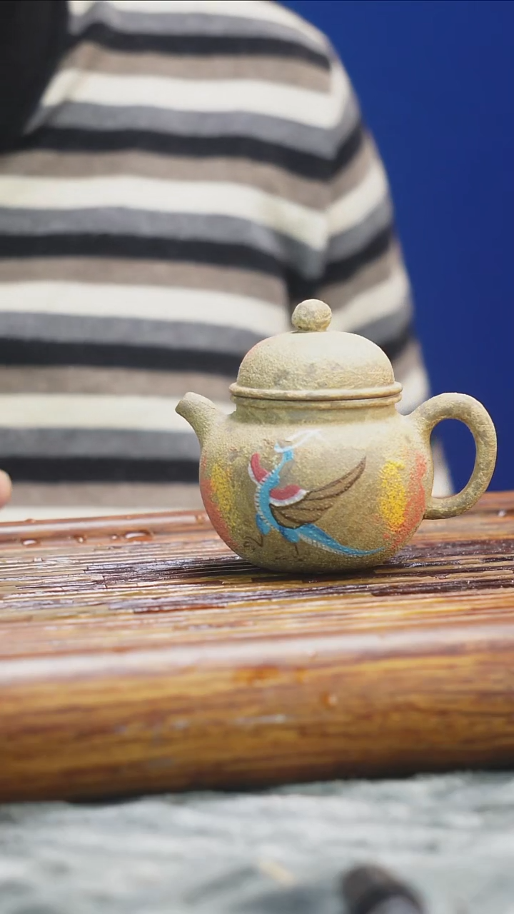 茶壶紫砂敦煌莫高窟系列小潘壶（ 随机款