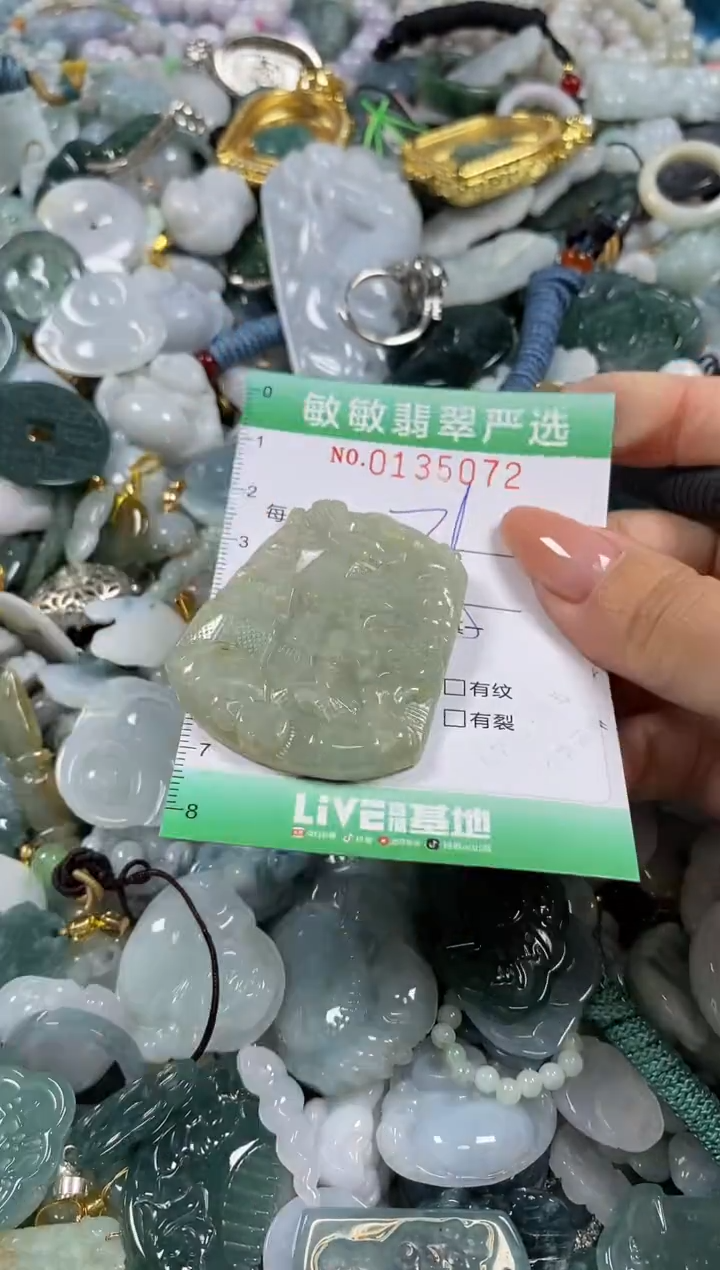 【闪购商品】翡翠颈饰未镶嵌闪购0135072多样性发其一