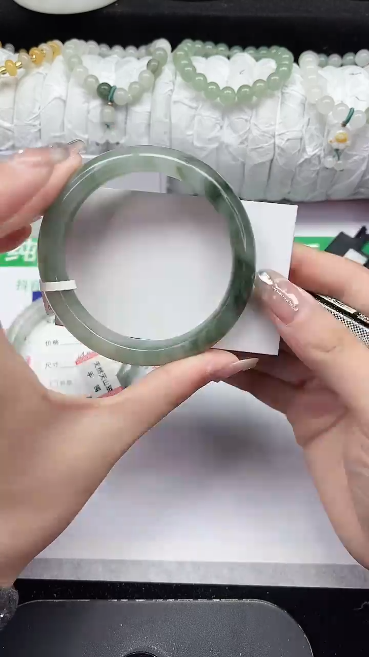 未镶嵌手镯石英质玉349-59/60