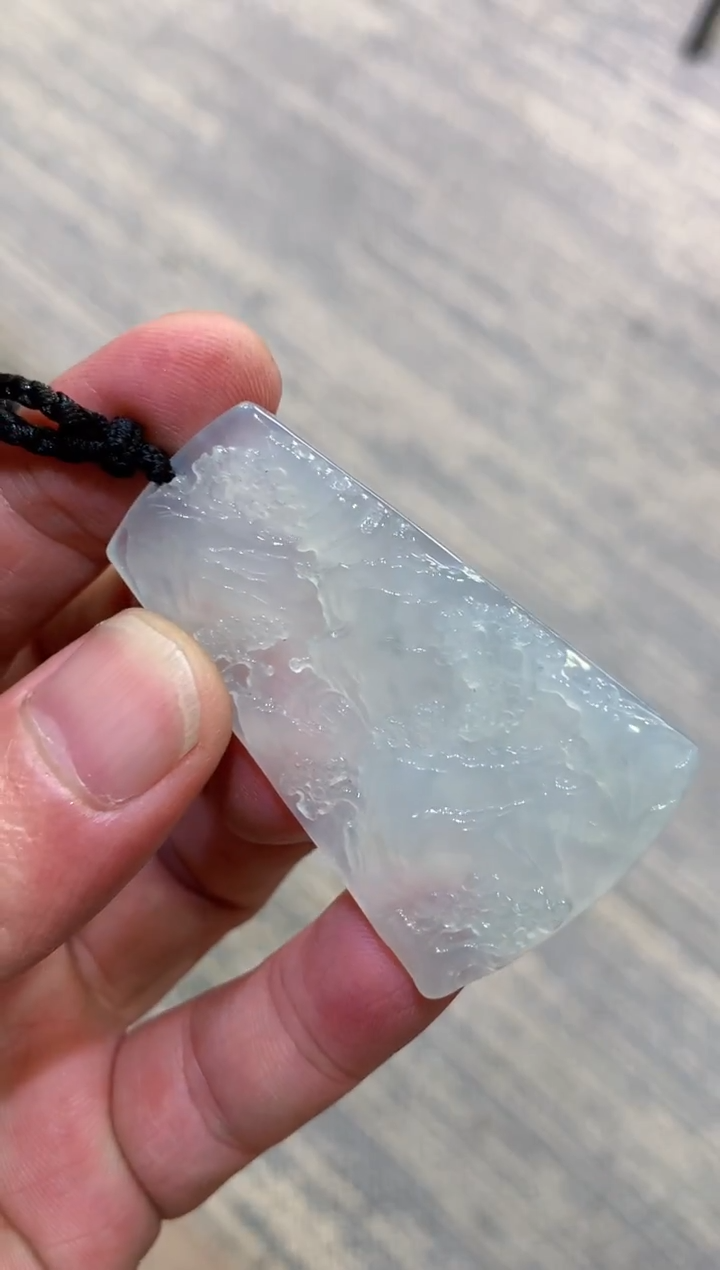 颈饰未镶嵌翡翠天然A货翡翠