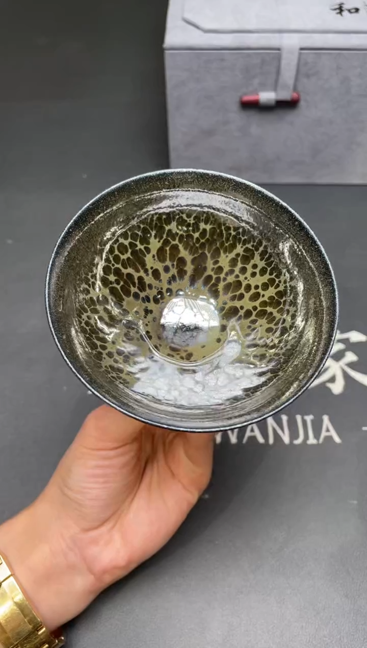 茶盏87@@建窑建盏主人杯-罗云和