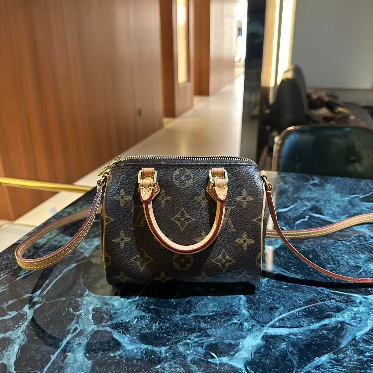 99新 LouisVuitton/路易威登 lv老speedynano老款