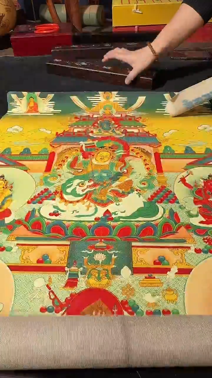 卷轴画藏式珍藏彩绘艺术馆59