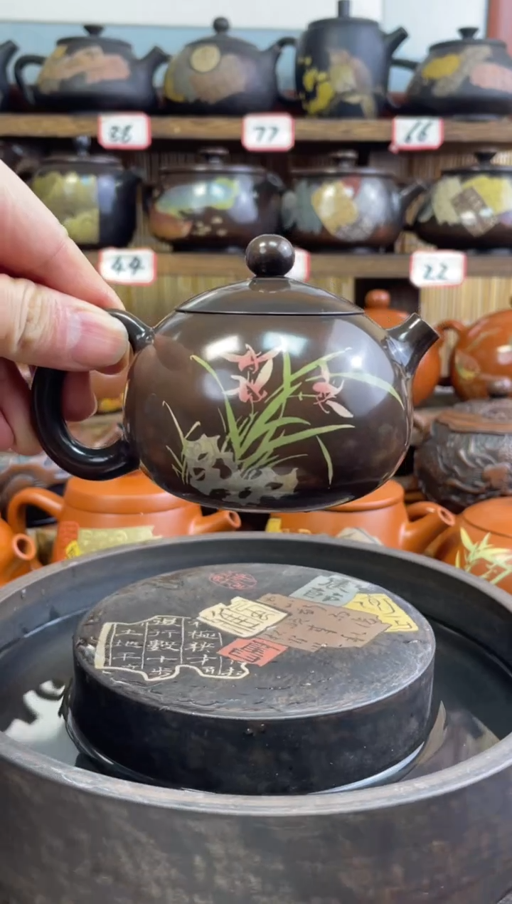 【闪购商品】壶建水紫陶高亮光彩填壶