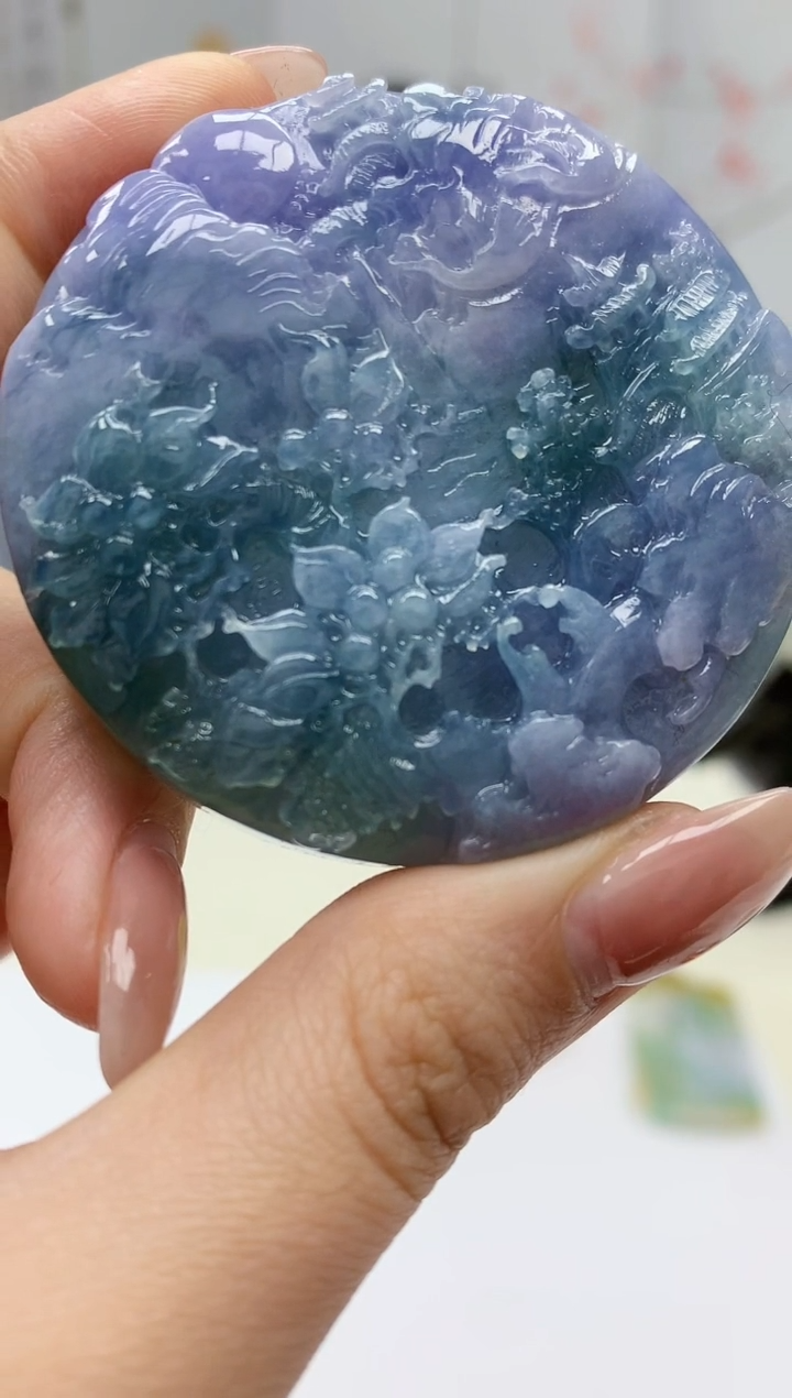 【闪购商品】定制翡翠未镶嵌3123jw-毛货挂件107