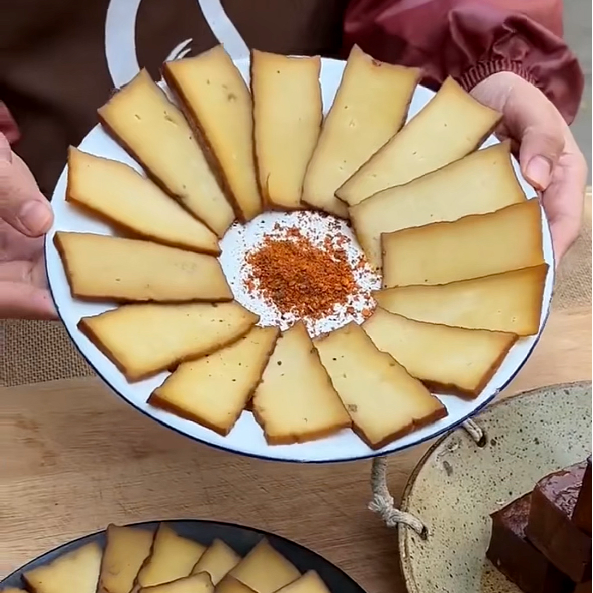 正宗农村烟熏老豆腐干包邮