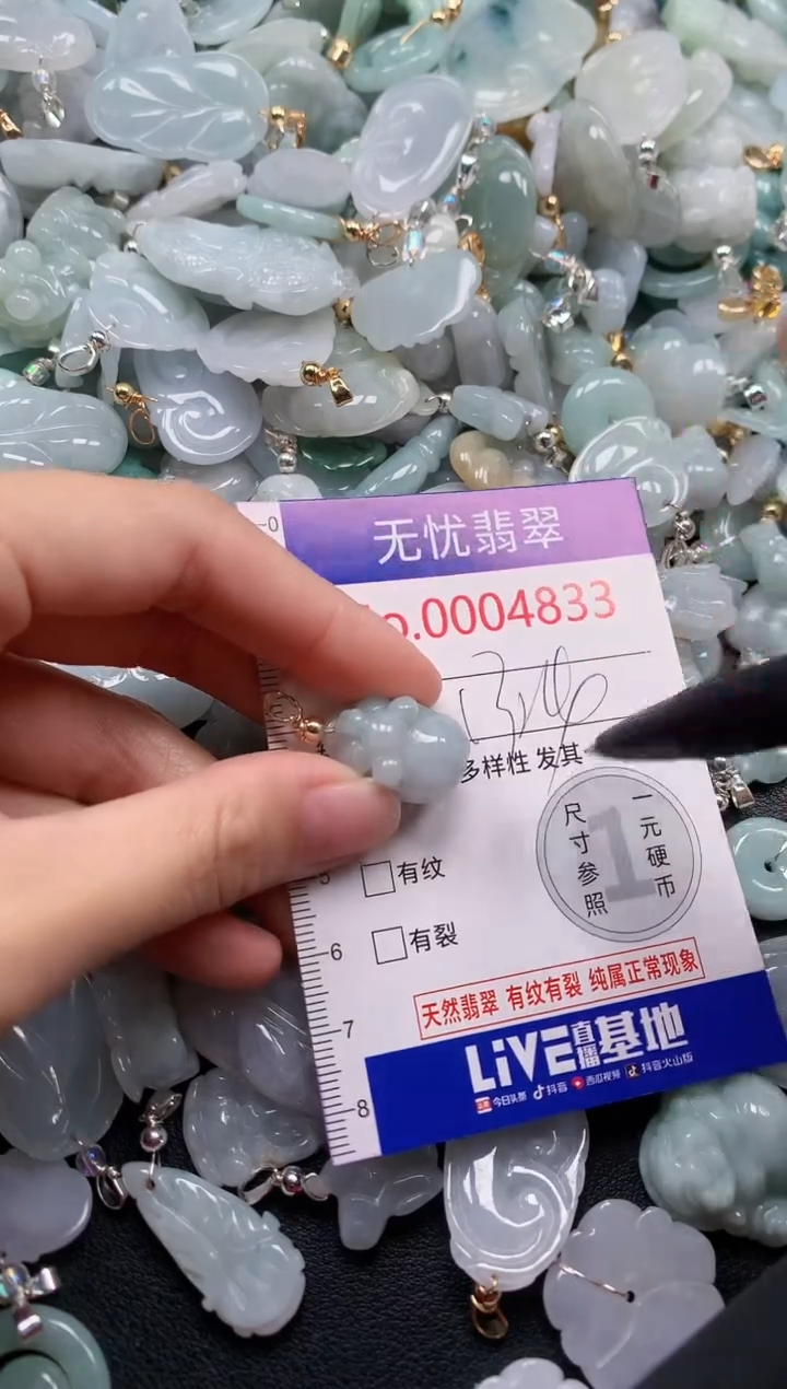 颈饰未镶嵌翡翠4833