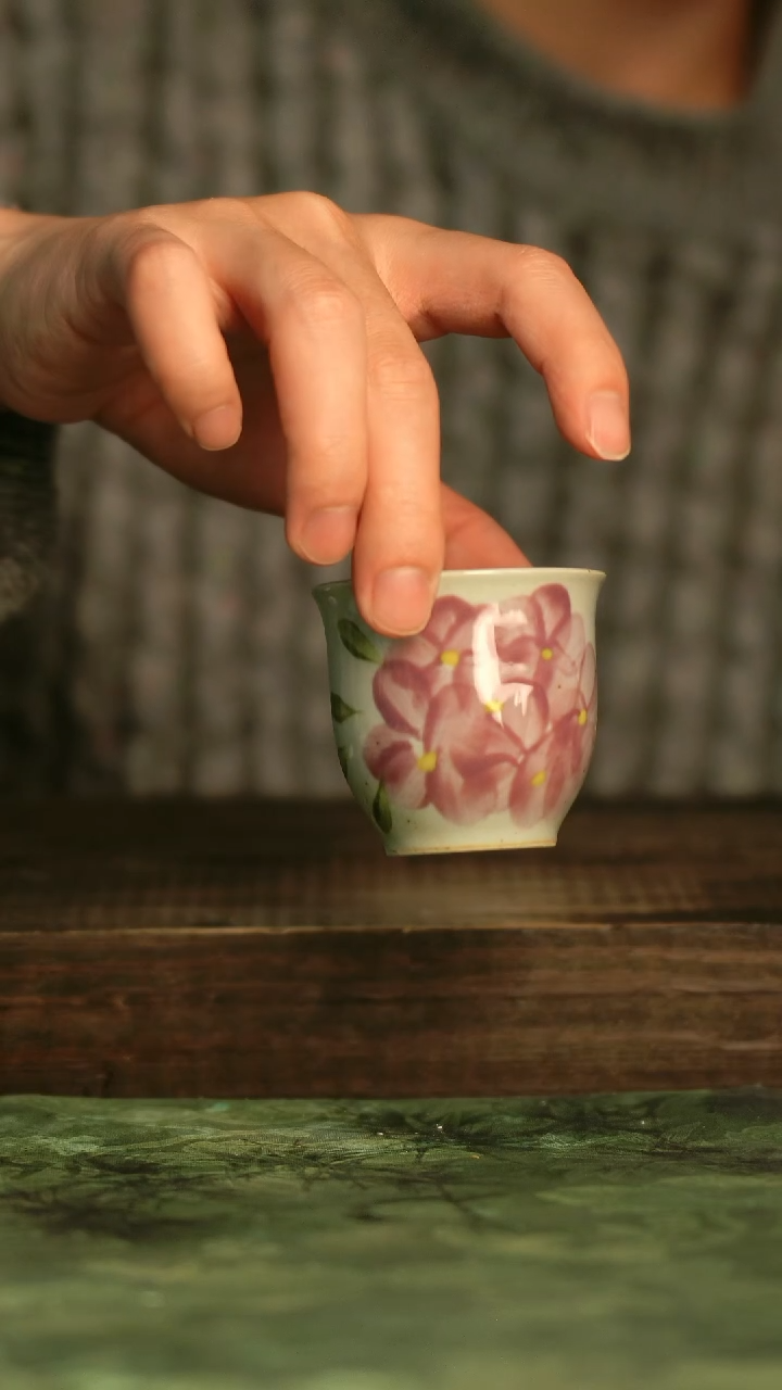 釉下彩手工手绘瓷器青诗集手工手绘瓷器