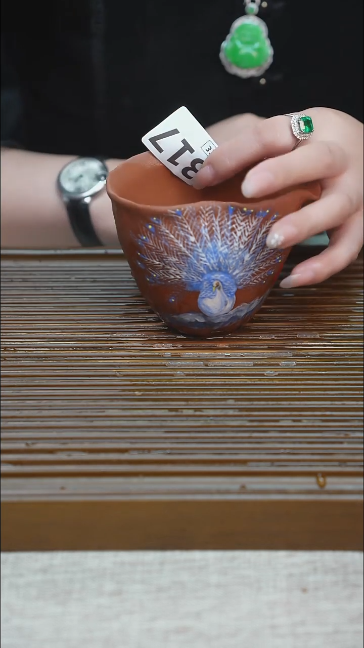纯手工粗陶茶具每一只不一样