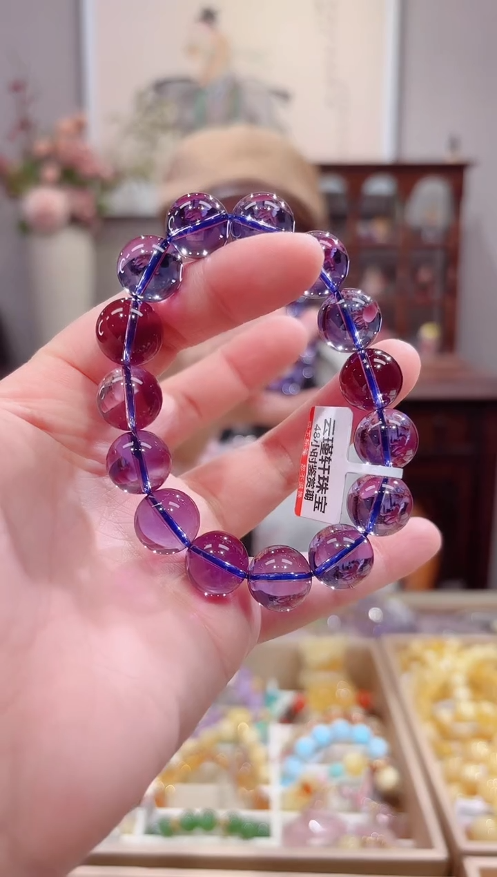 【闪购商品】水晶手串未镶嵌设计款珠串13.3