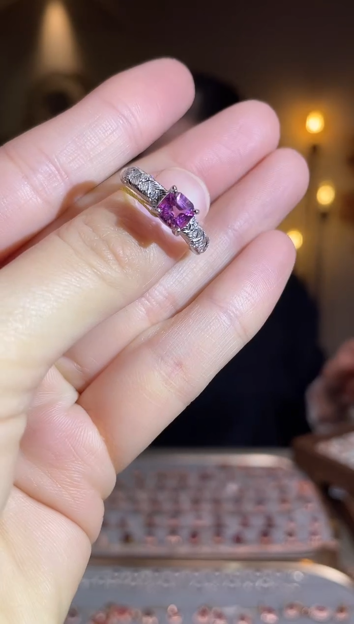 银S925镶嵌手饰碧玺手饰