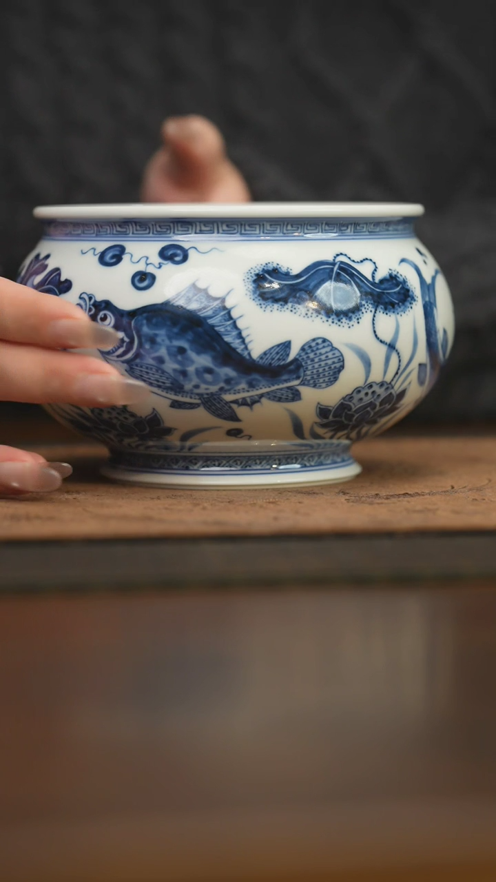 【闪购商品】杯柴窑青花破价福利