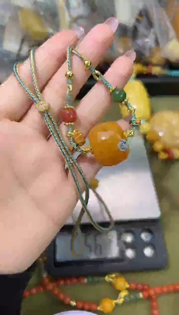 裸石琥珀未镶嵌天然琥珀蜜蜡吊坠