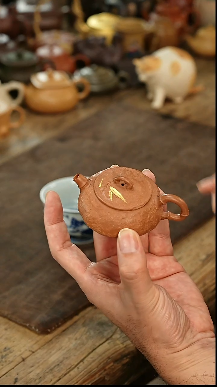 茶壶紫砂观竹紫砂壶