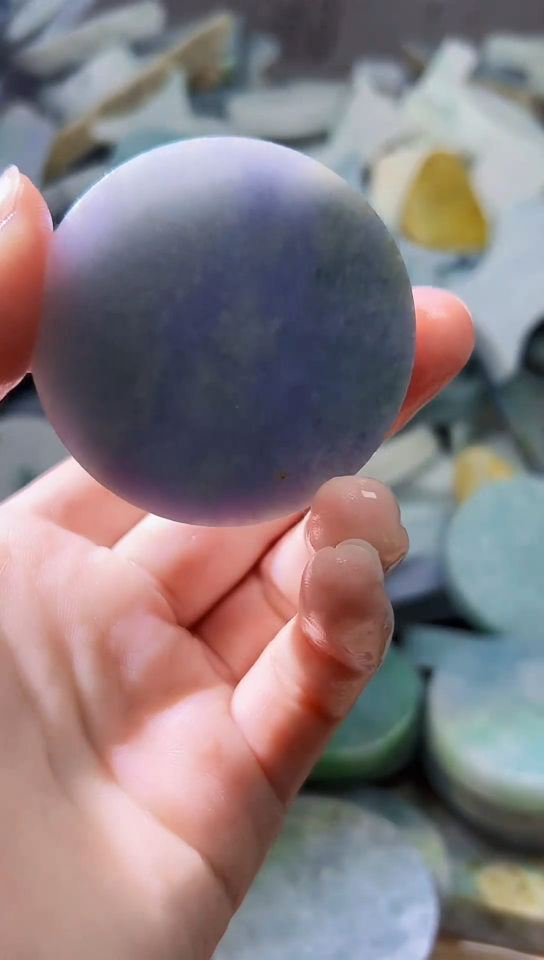 裸石翡翠天然翡翠A货余 南 917