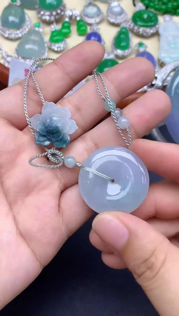 颈饰未镶嵌翡翠87-中国好珍宝