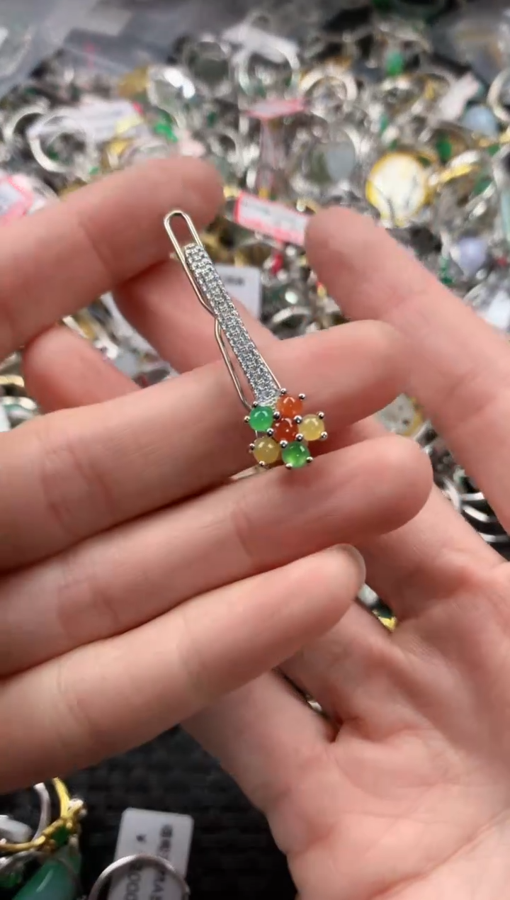 未镶嵌戒指翡翠4444       6