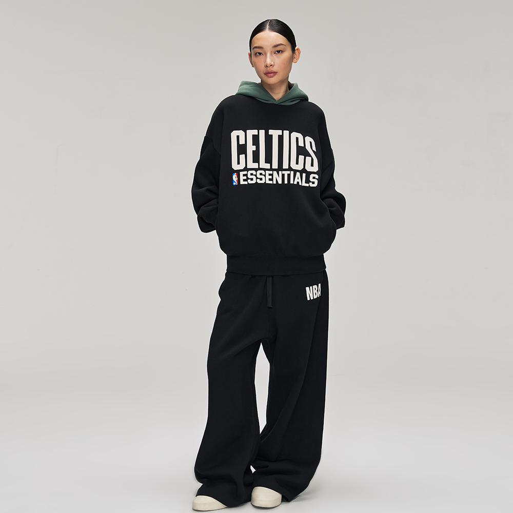 ESSENTIALS FEAR OF GOD 2025 Fall NBA CELTICS联名运动连帽卫衣