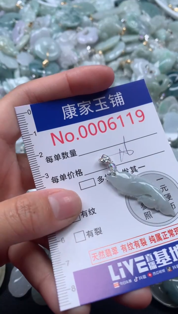 颈饰未镶嵌翡翠6119